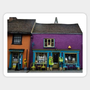 A Shop Window in Sudbury, Suffolk, UK Sticker